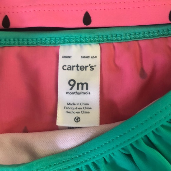 🎀Carter’s 2 pc watermelon bikini🎀 - Picture 5 of 5